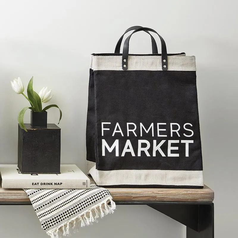 Black Market Tote - Farmer's Market at Bourbon Cowgirl