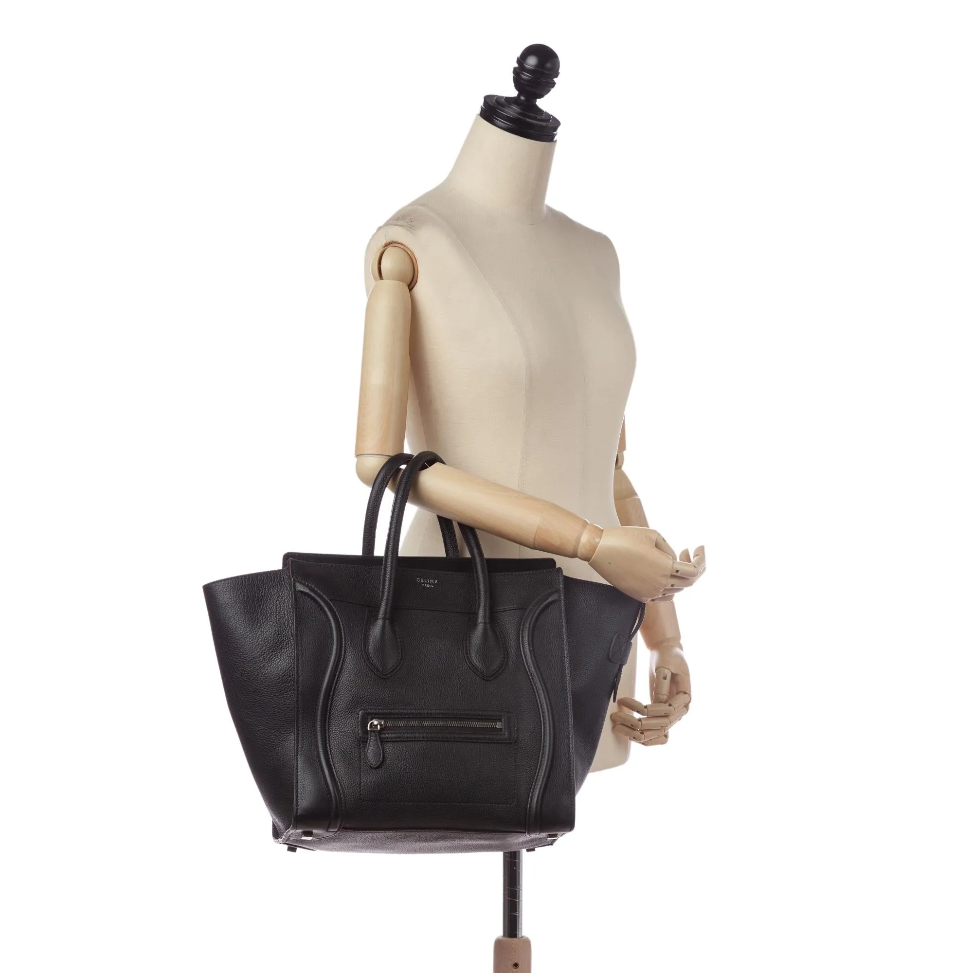 Celine Luggage Leather Tote Bag (SHG-33646)