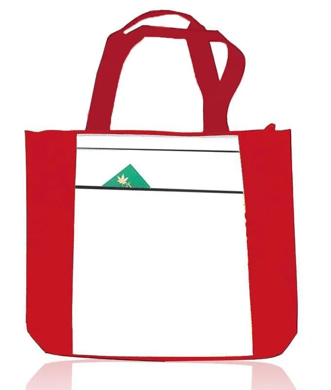 Value Zippered Polyester Tote Bags